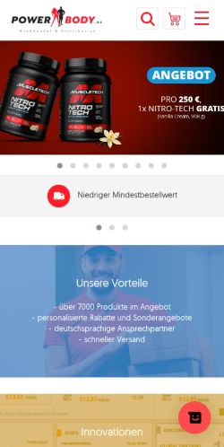 Mobile page screenshot