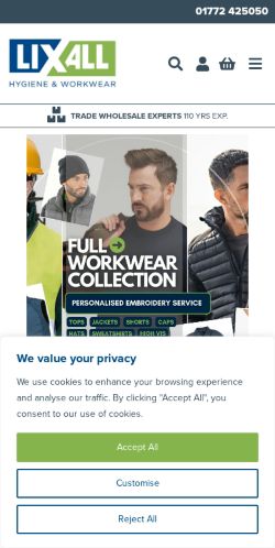 Mobile page screenshot