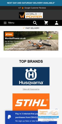 Mobile page screenshot