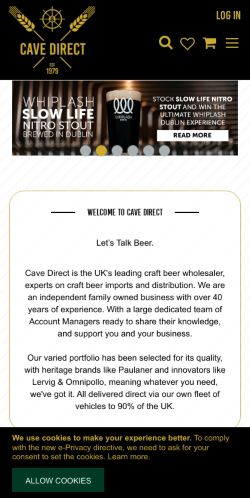 Mobile page screenshot