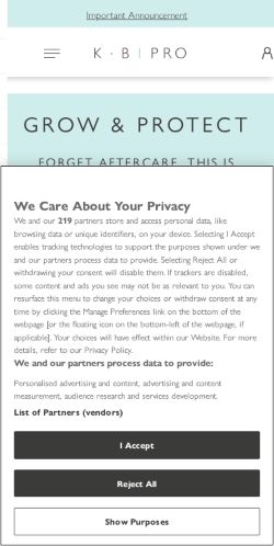 Mobile page screenshot