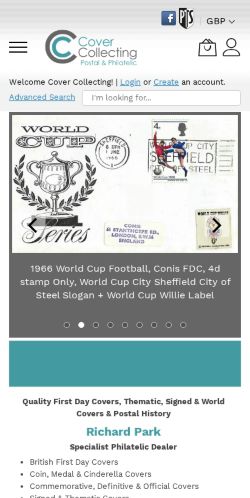 Mobile page screenshot