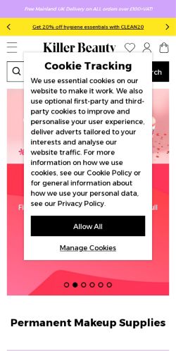 Mobile page screenshot