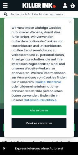 Mobile page screenshot