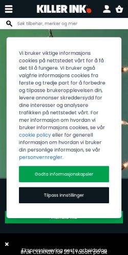 Mobile page screenshot