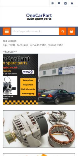 Mobile page screenshot