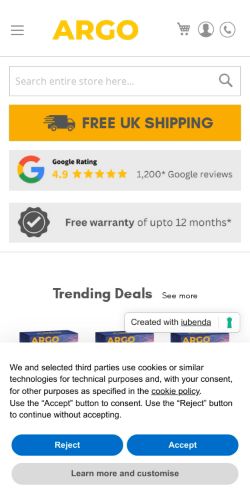 Mobile page screenshot