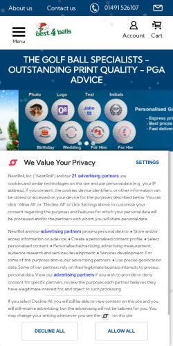 Mobile page screenshot