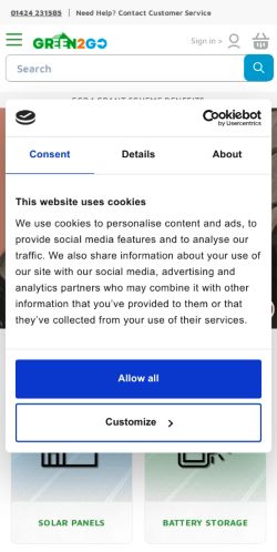 Mobile page screenshot