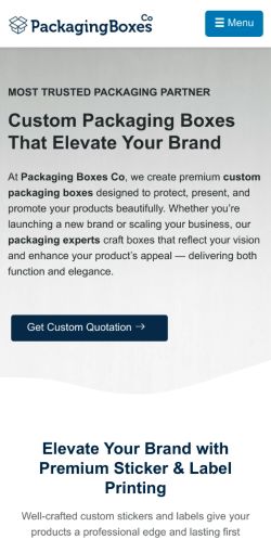 Mobile page screenshot