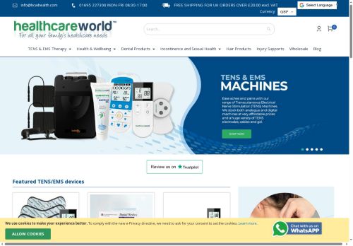 Desktop page screenshot