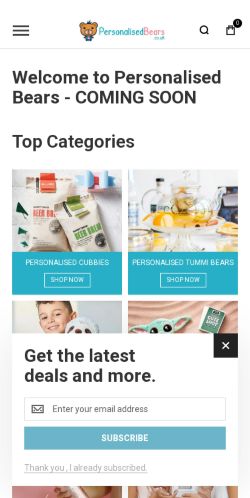 Mobile page screenshot