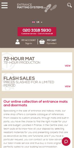 Mobile page screenshot