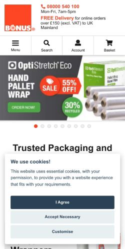 Mobile page screenshot