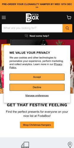 Mobile page screenshot