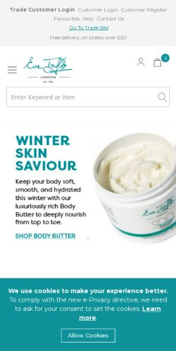 Mobile page screenshot