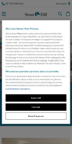 Mobile page screenshot