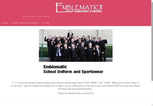 Desktop page screenshot