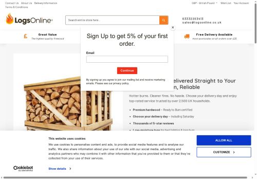 Desktop page screenshot