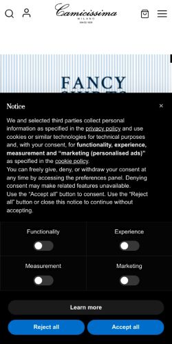 Mobile page screenshot