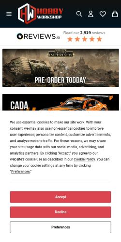 Mobile page screenshot