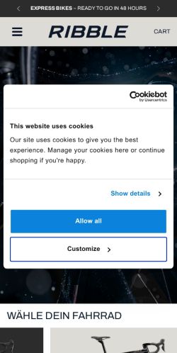 Mobile page screenshot