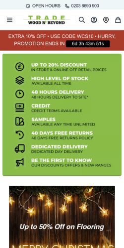 Mobile page screenshot