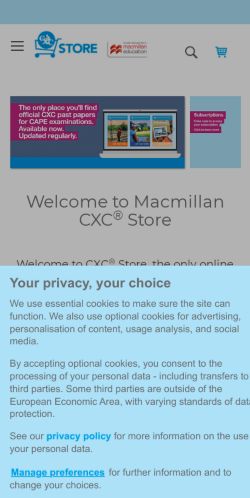 Mobile page screenshot