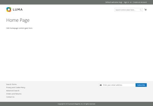 Desktop page screenshot