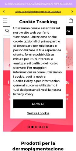 Mobile page screenshot