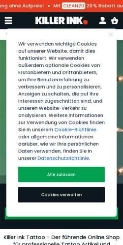 Mobile page screenshot