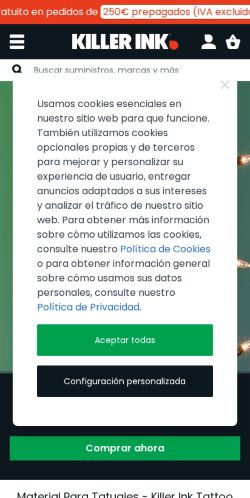 Mobile page screenshot