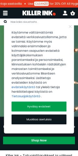 Mobile page screenshot