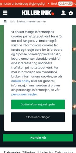 Mobile page screenshot