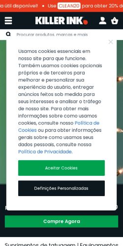 Mobile page screenshot