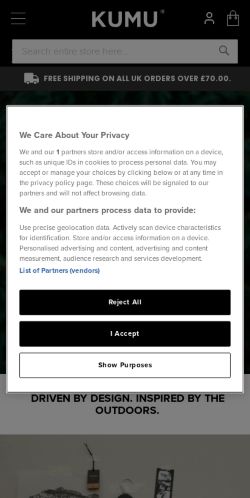 Mobile page screenshot
