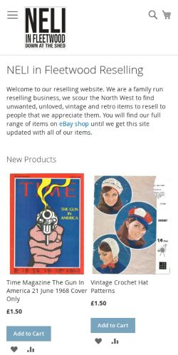 Mobile page screenshot