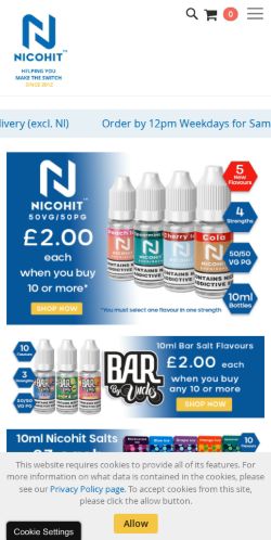 Mobile page screenshot