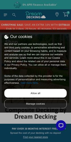 Mobile page screenshot