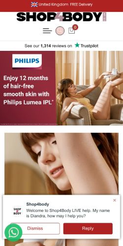 Mobile page screenshot