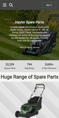 Mobile page screenshot