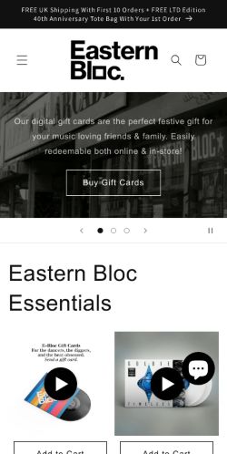 Mobile page screenshot