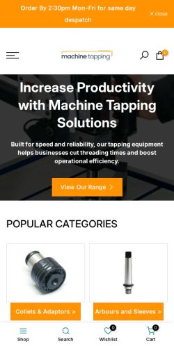 Mobile page screenshot