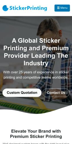 Mobile page screenshot