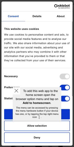 Mobile page screenshot