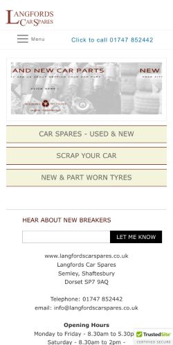 Mobile page screenshot