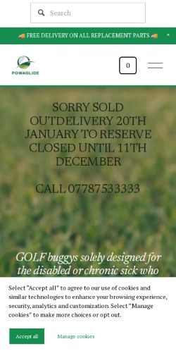 Mobile page screenshot