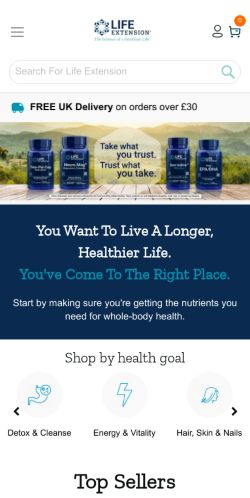 Mobile page screenshot