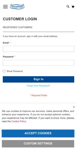 Mobile page screenshot