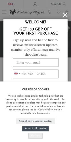 Mobile page screenshot